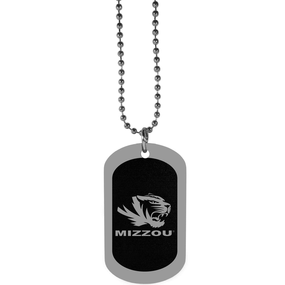 Missouri Tigers Chrome Tag Necklace - Missouri Tigers - Flyclothing LLC
