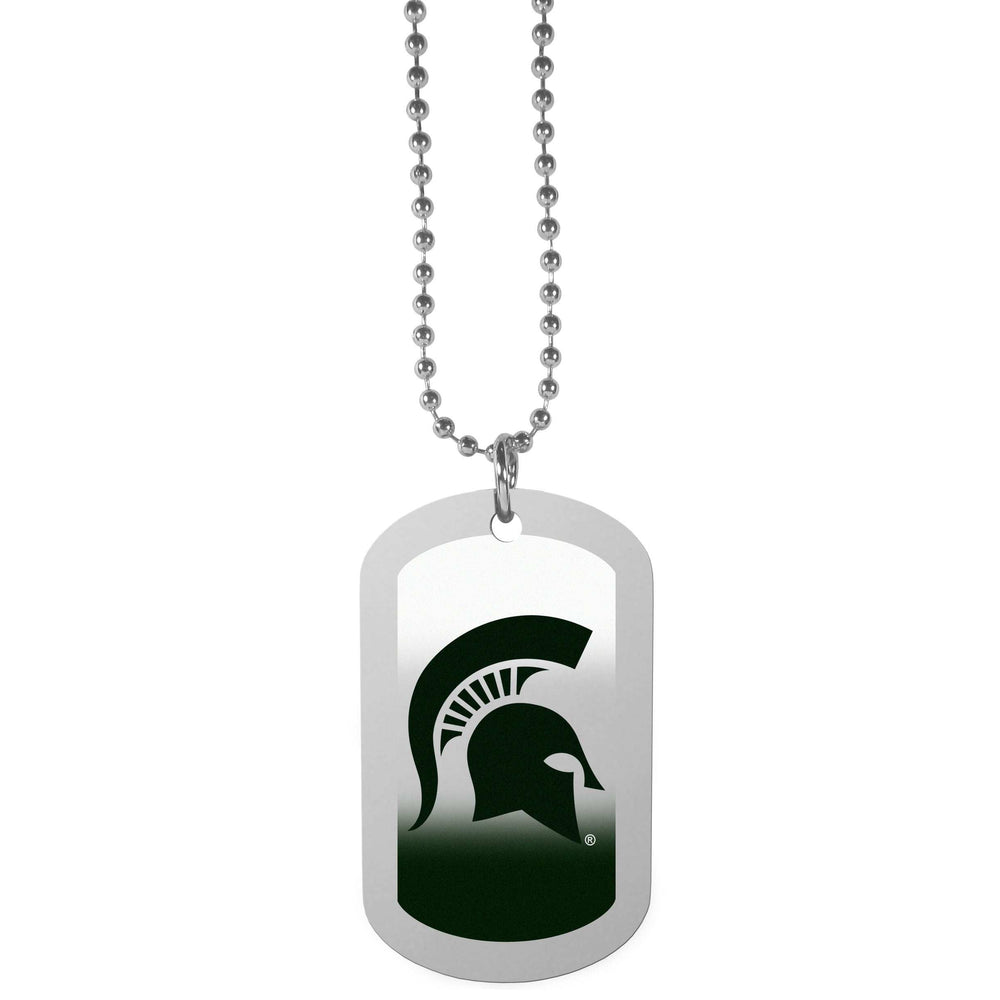 Michigan St. Spartans Team Tag Necklace - Michigan St. Spartans - Flyclothing LLC
