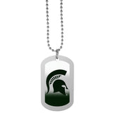 Michigan St. Spartans Team Tag Necklace - Michigan St. Spartans - Flyclothing LLC