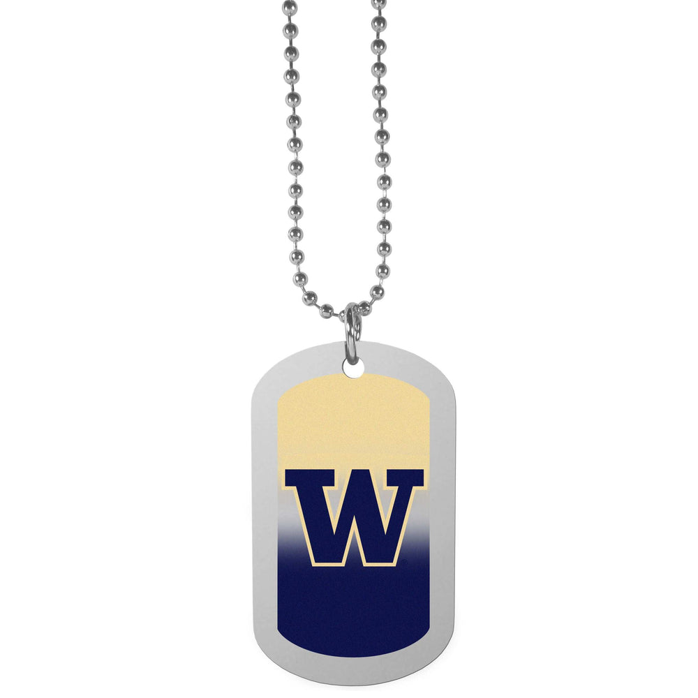 Washington Huskies Team Tag Necklace - Washington Huskies - Flyclothing LLC