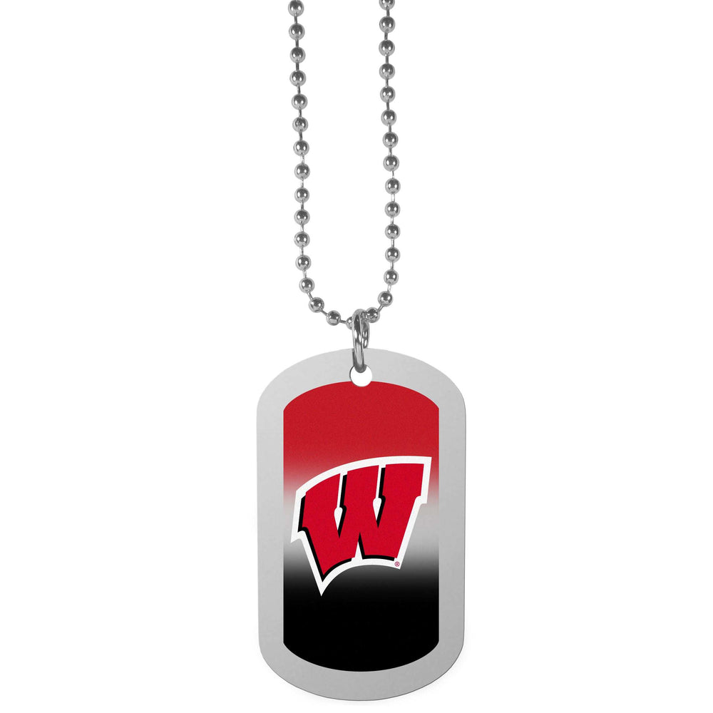 Wisconsin Badgers Team Tag Necklace - Wisconsin Badgers - Flyclothing LLC