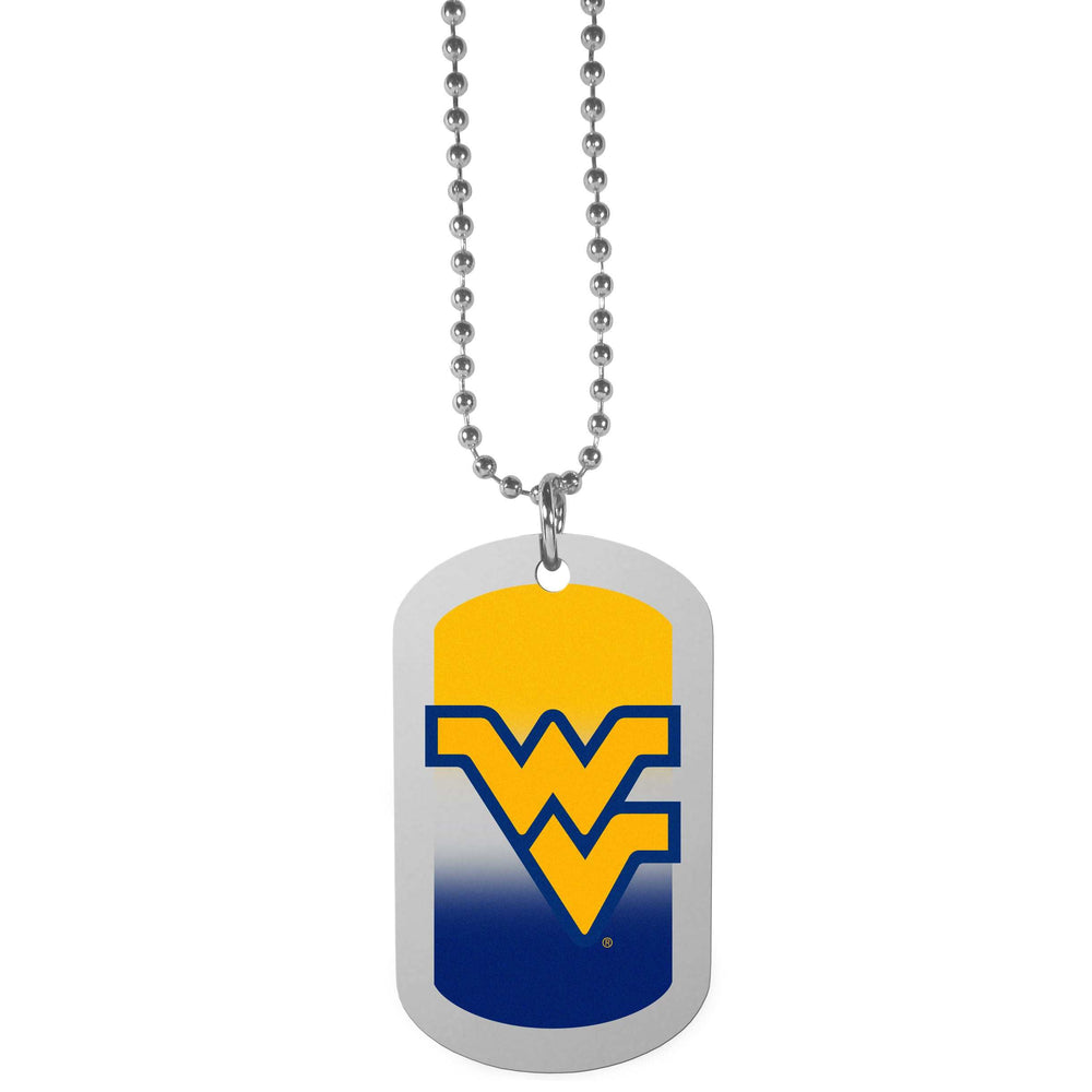 W. Virginia Mountaineers Team Tag Necklace - W. Virginia Mountaineers - Flyclothing LLC