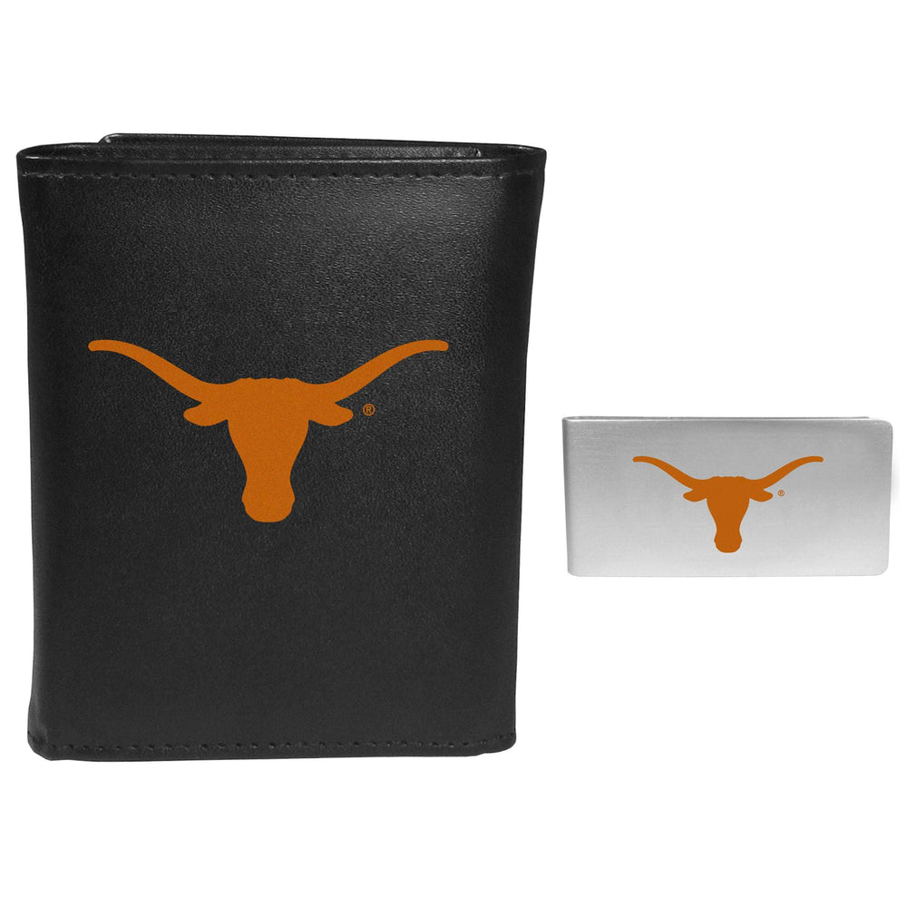 Texas Longhorns Tri-fold Wallet & Money Clip - Texas Longhorns - Flyclothing LLC