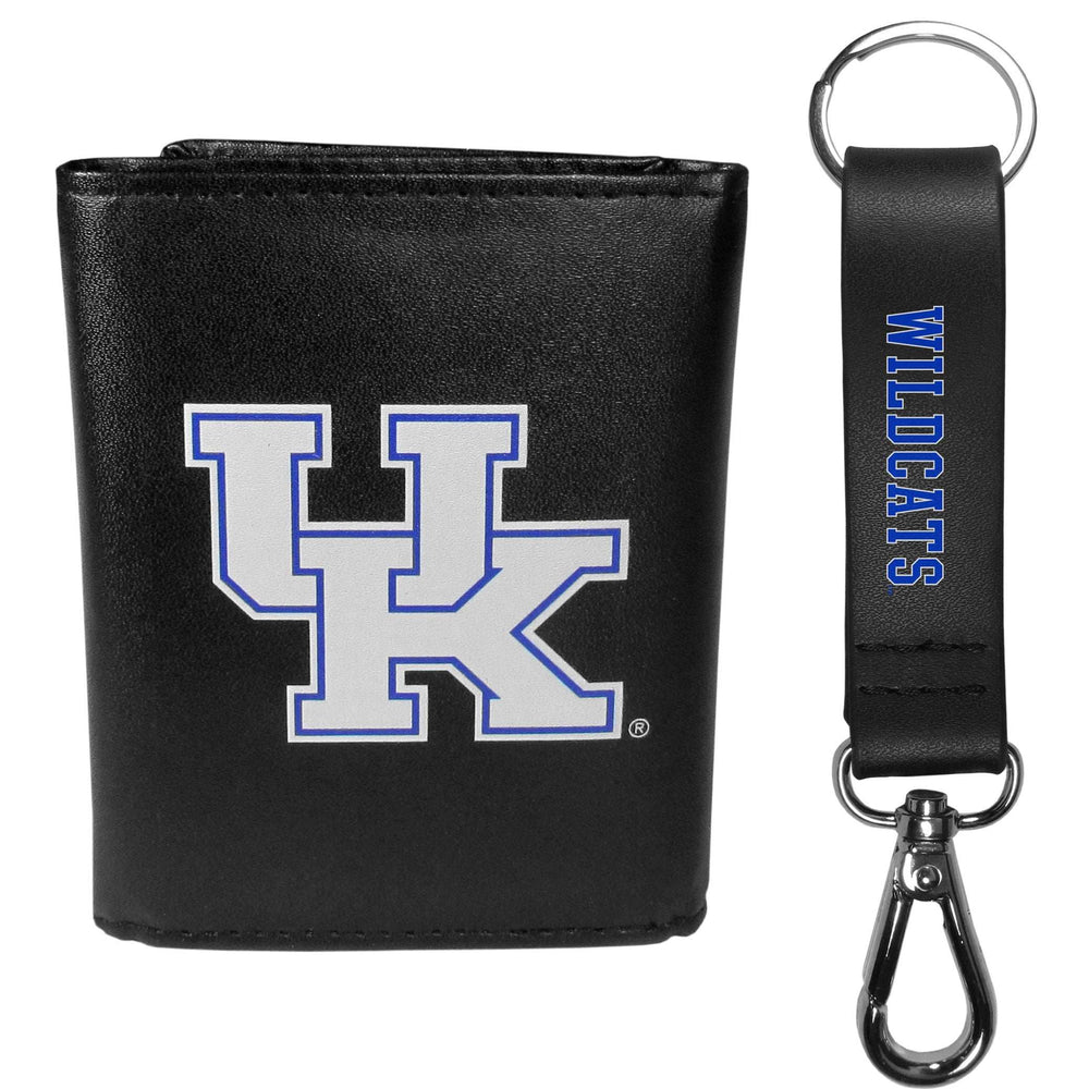 Kentucky Wildcats Tri-fold Wallet & Strap Key Chain - Kentucky Wildcats - Flyclothing LLC