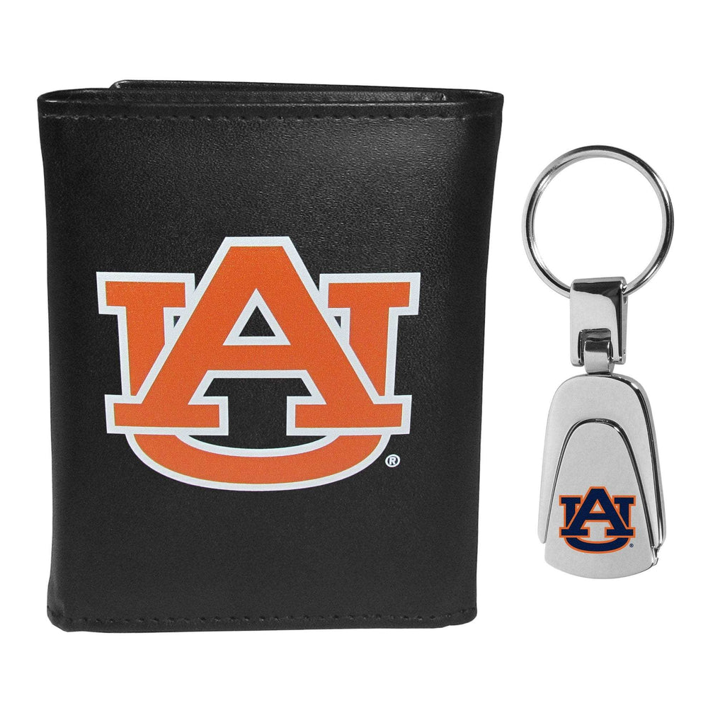 Auburn Tigers Tri-fold Wallet & Steel Key Chain - Auburn Tigers - Flyclothing LLC