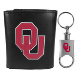 Oklahoma Sooners Tri-fold Wallet & Valet Key Chain - Oklahoma Sooners - Flyclothing LLC