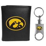Iowa Hawkeyes Tri-fold Wallet & Valet Key Chain - Iowa Hawkeyes - Flyclothing LLC