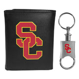 USC Trojans Tri-fold Wallet & Valet Key Chain - USC Trojans - Flyclothing LLC