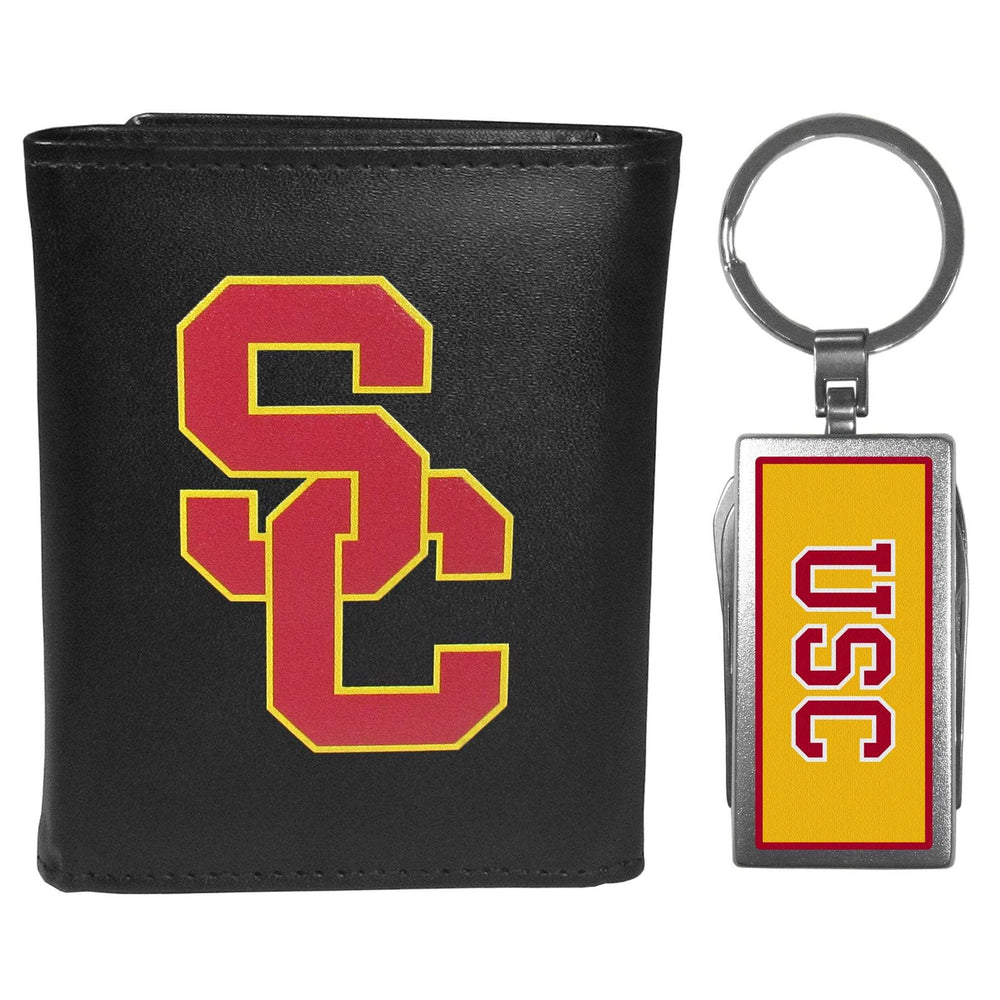USC Trojans Tri-fold Wallet & Multitool Key Chain - USC Trojans - Flyclothing LLC