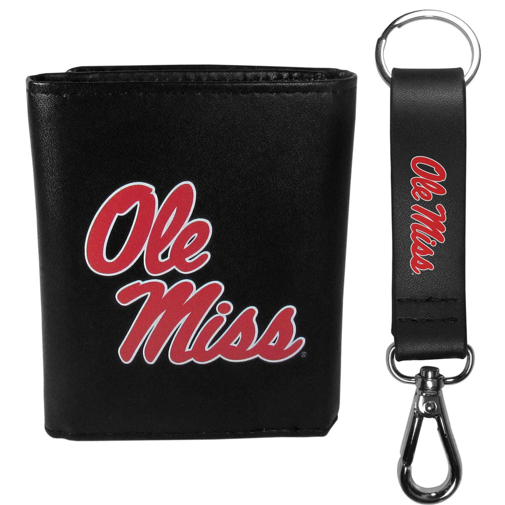 Mississippi Rebels Tri-fold Wallet & Strap Key Chain - Mississippi Rebels - Flyclothing LLC