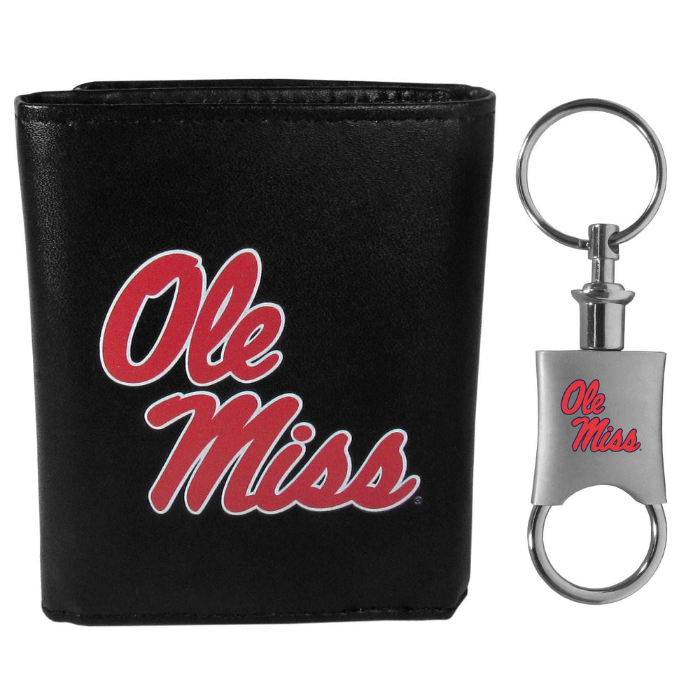 Mississippi Rebels Tri-fold Wallet & Valet Key Chain - Mississippi Rebels - Flyclothing LLC
