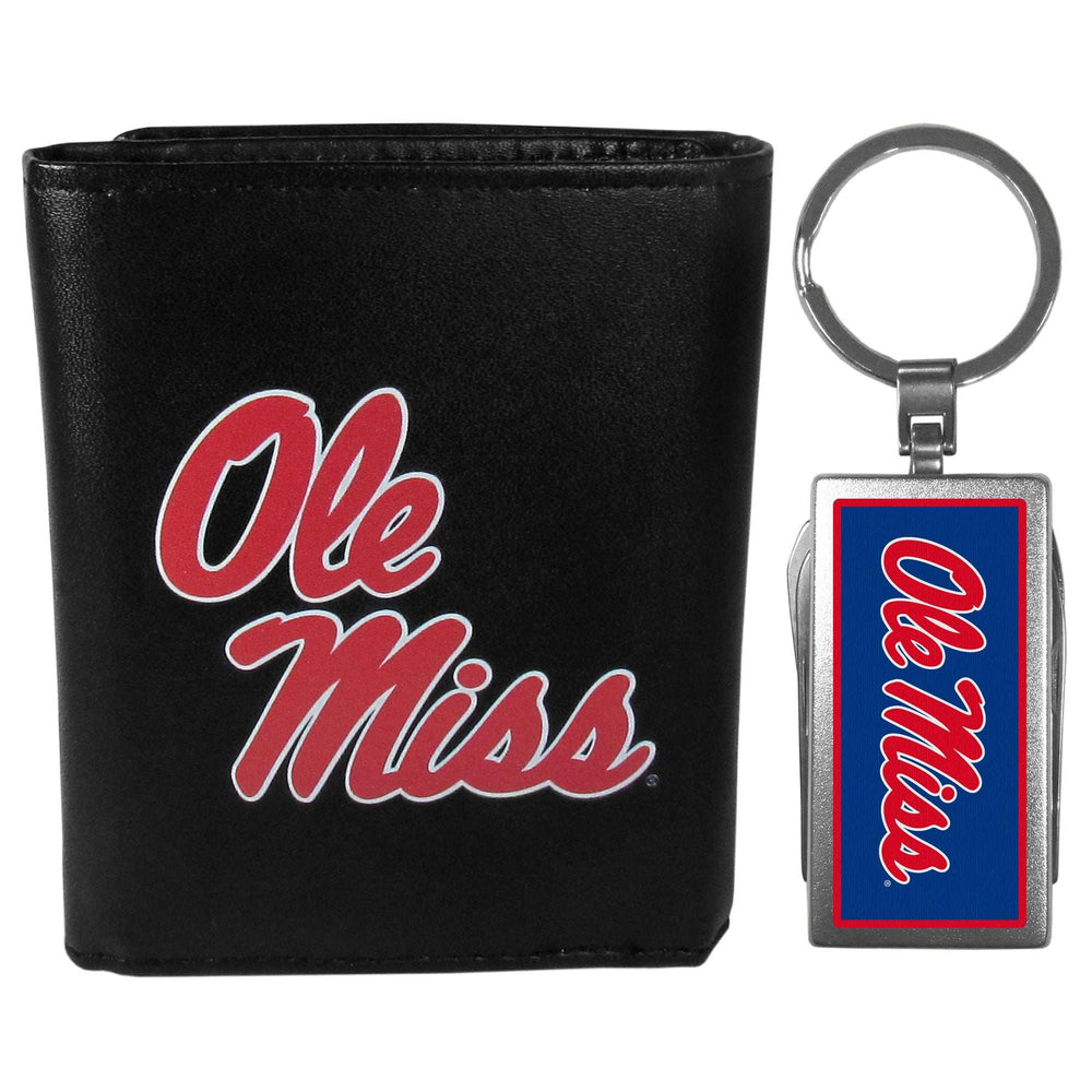 Mississippi Rebels Tri-fold Wallet & Multitool Key Chain - Mississippi Rebels - Flyclothing LLC
