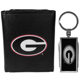 Georgia Bulldogs Tri-fold Wallet & Multitool Key Chain, Black - Georgia Bulldogs - Flyclothing LLC