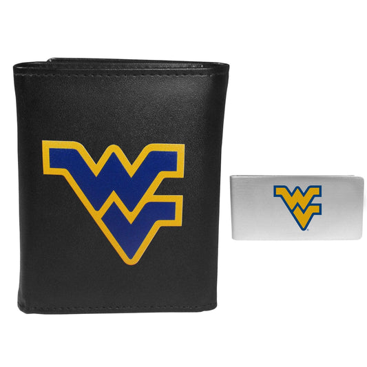 W. Virginia Mountaineers Tri-fold Wallet & Money Clip - W. Virginia Mountaineers - Flyclothing LLC