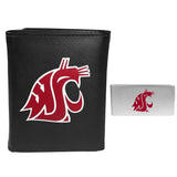Washington St. Cougars Tri-fold Wallet & Money Clip - Washington St. Cougars - Flyclothing LLC
