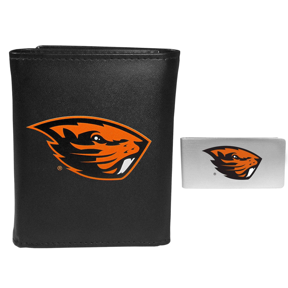 Oregon St. Beavers Tri-fold Wallet & Money Clip - Oregon St. Beavers - Flyclothing LLC