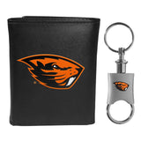 Oregon St. Beavers Tri-fold Wallet & Valet Key Chain - Oregon St. Beavers - Flyclothing LLC