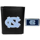 N. Carolina Tar Heels Tri-fold Wallet & Color Money Clip - N. Carolina Tar Heels - Flyclothing LLC