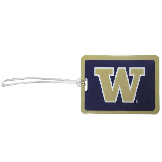 Washington Huskies Vinyl Luggage Tag - Washington Huskies - Flyclothing LLC