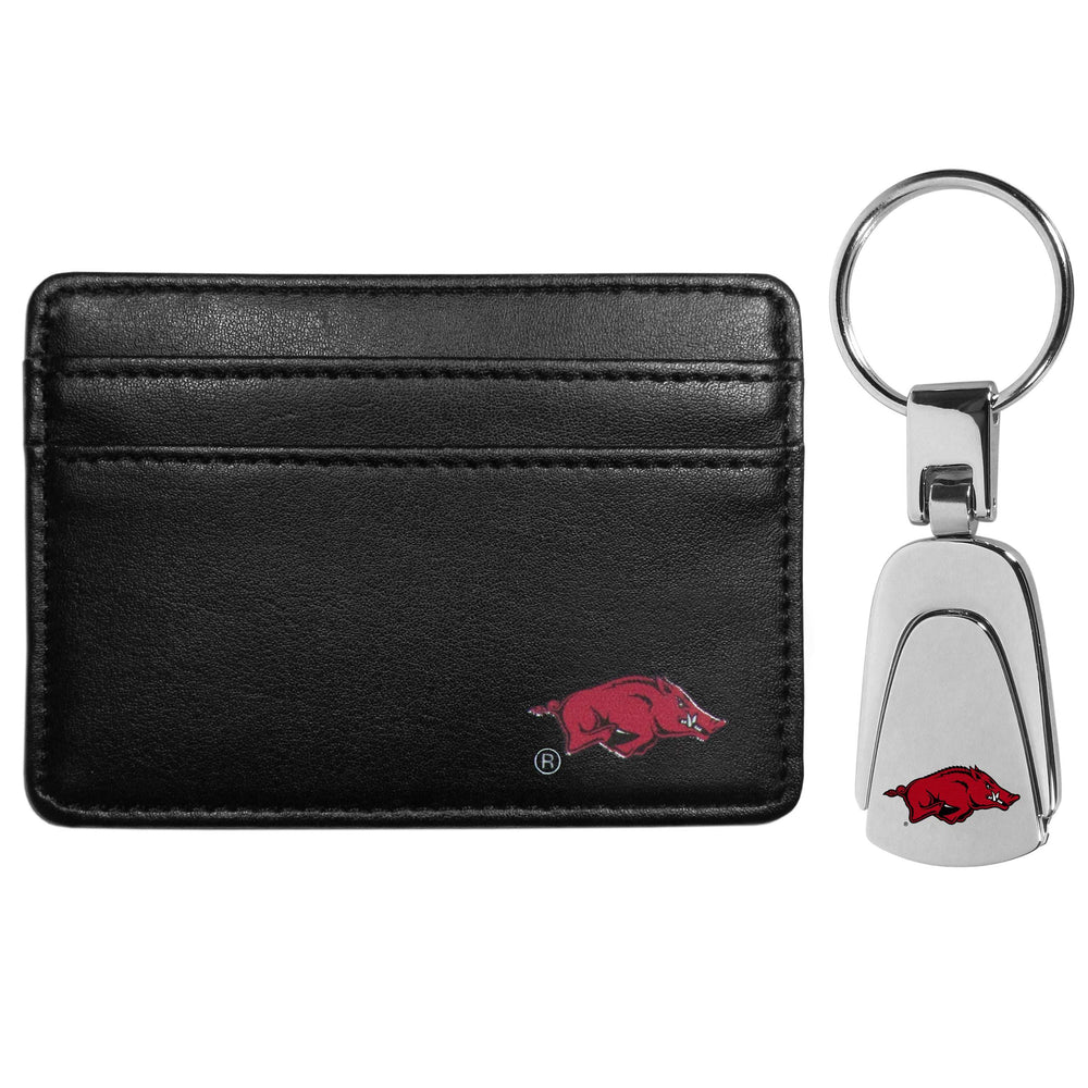 Arkansas Razorbacks Weekend Wallet & Steel Key Chain - Arkansas Razorbacks - Flyclothing LLC