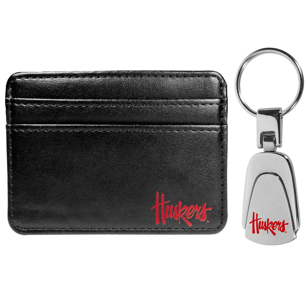 Nebraska Cornhuskers Weekend Wallet & Steel Key Chain - Nebraska Cornhuskers - Flyclothing LLC