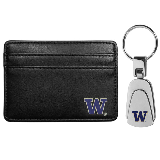 Washington Huskies Weekend Wallet & Steel Key Chain - Washington Huskies - Flyclothing LLC
