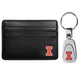 Illinois Fighting Illini Weekend Wallet & Steel Key Chain - Illinois Fighting Illini - Flyclothing LLC