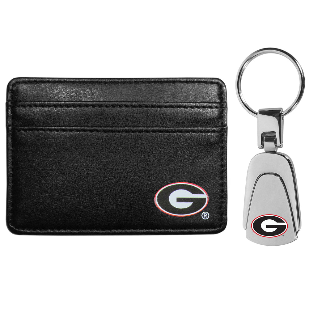 Georgia Bulldogs Weekend Wallet & Steel Key Chain - Georgia Bulldogs - Flyclothing LLC