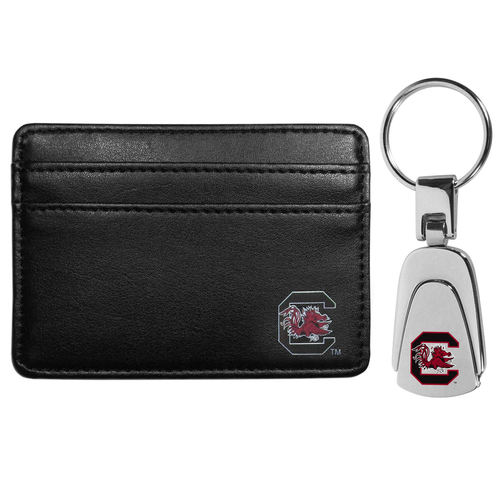 S. Carolina Gamecocks Weekend Wallet & Steel Key Chain - S. Carolina Gamecocks - Flyclothing LLC