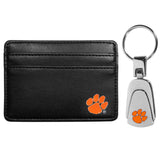 Clemson Tigers Weekend Wallet & Steel Key Chain - Clemson Tigers - Flyclothing LLC