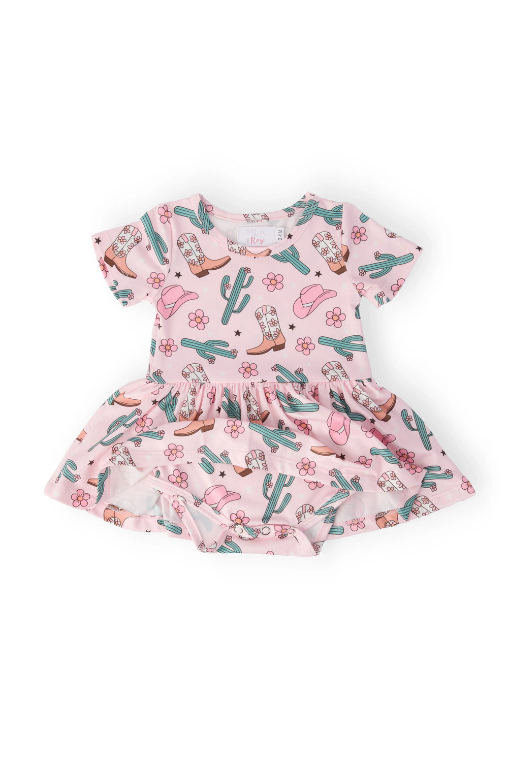 Cactus Cowgirl S/S Twirl Bodysuit - Mila & Rose ® - Flyclothing LLC