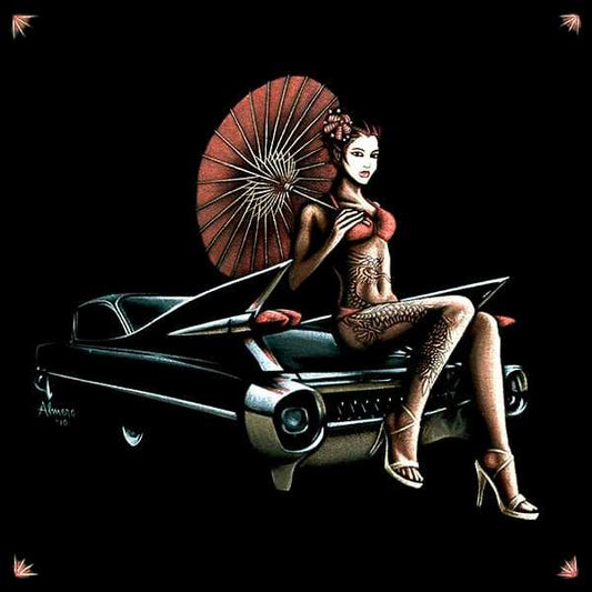 Black Market Art Company Caddy Geisha Print - Black Market Art Company - Flyclothing LLC
