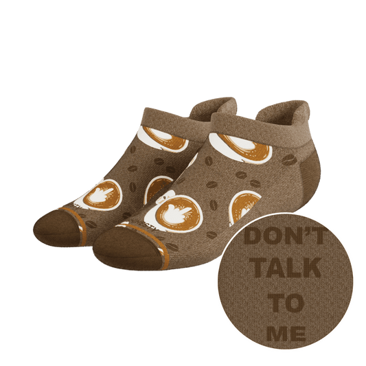 The Caf-fiend | Coffee Heel Hammock™ Ankle Socks - Shinesty - Flyclothing LLC