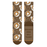 The Caf-fiend | Coffee Heel Hammock™ Crew Socks