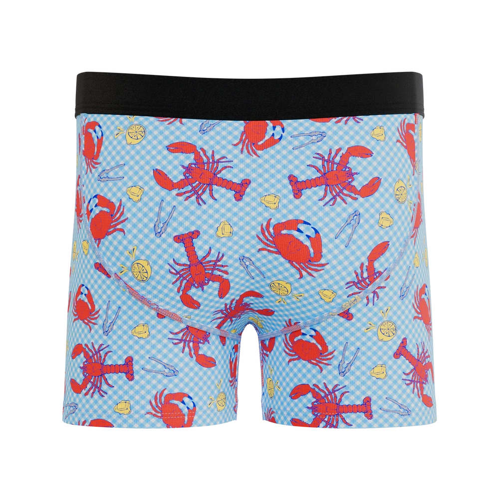 The Cajun Cookout | Summer Crabs Boy's Boxer Briefs - Shinesty - Flyclothing LLC