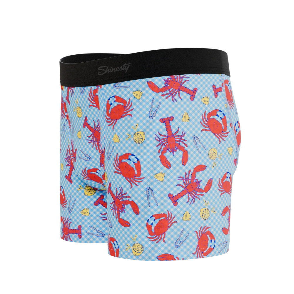 The Cajun Cookout | Summer Crabs Boy's Boxer Briefs - Shinesty - Flyclothing LLC