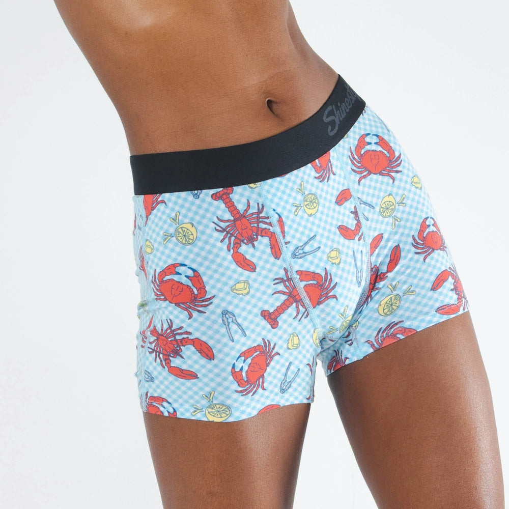 The Cajun Cookout | Summer Crabs Women’s Boxers - Shinesty - Flyclothing LLC