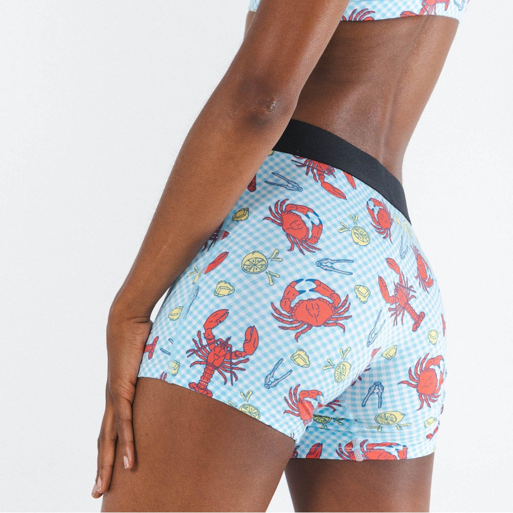 The Cajun Cookout | Summer Crabs Women’s Boxers - Shinesty - Flyclothing LLC