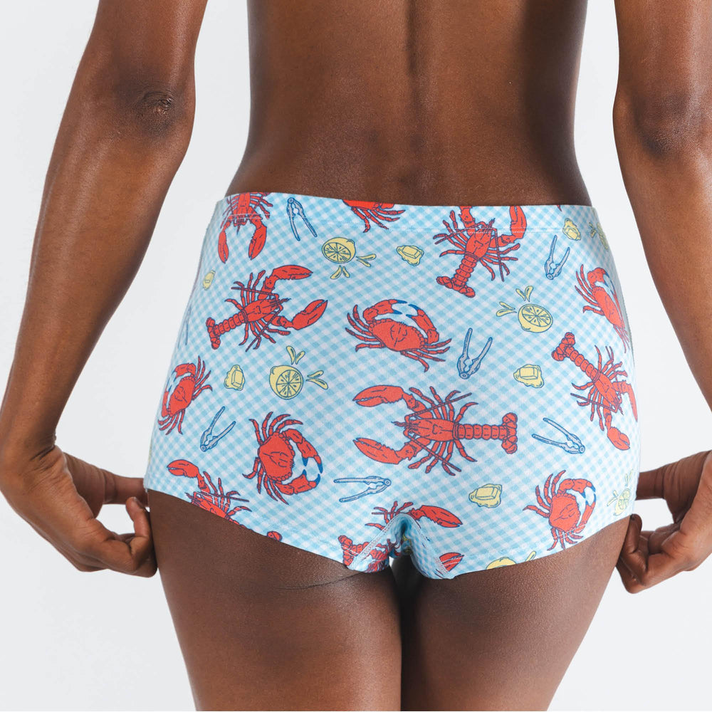 The Cajun Cookout | Summer Crabs Modal Boyshort Underwear - Shinesty - Flyclothing LLC