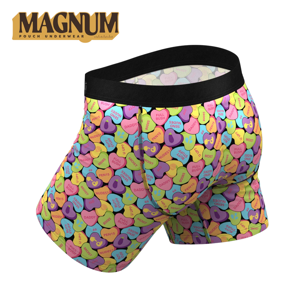 The Candy Crush | Candy Hearts Ball Hammock® Magnum Big Pouch Underwear - Shinesty - Flyclothing LLC