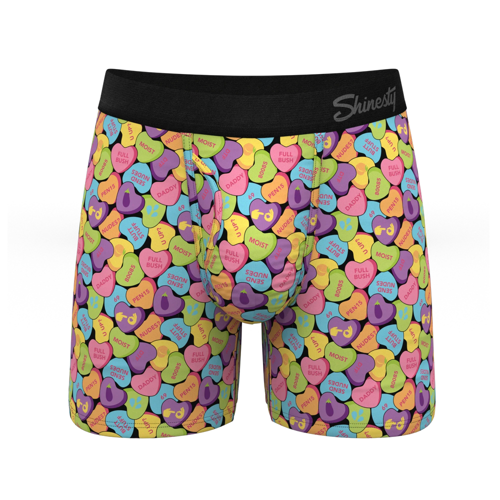 The Candy Crush | Candy Hearts Ball Hammock® Magnum Big Pouch Underwear - Shinesty - Flyclothing LLC
