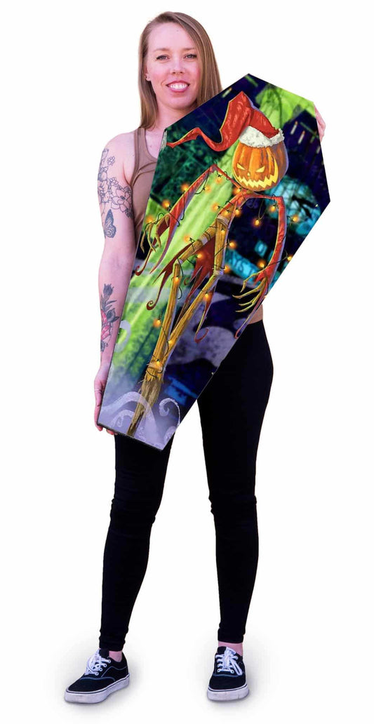 Black Market Art Company The Jack O Lantern & Stretched Canvas Coffin Print - Black Market Art Company - Flyclothing LLC