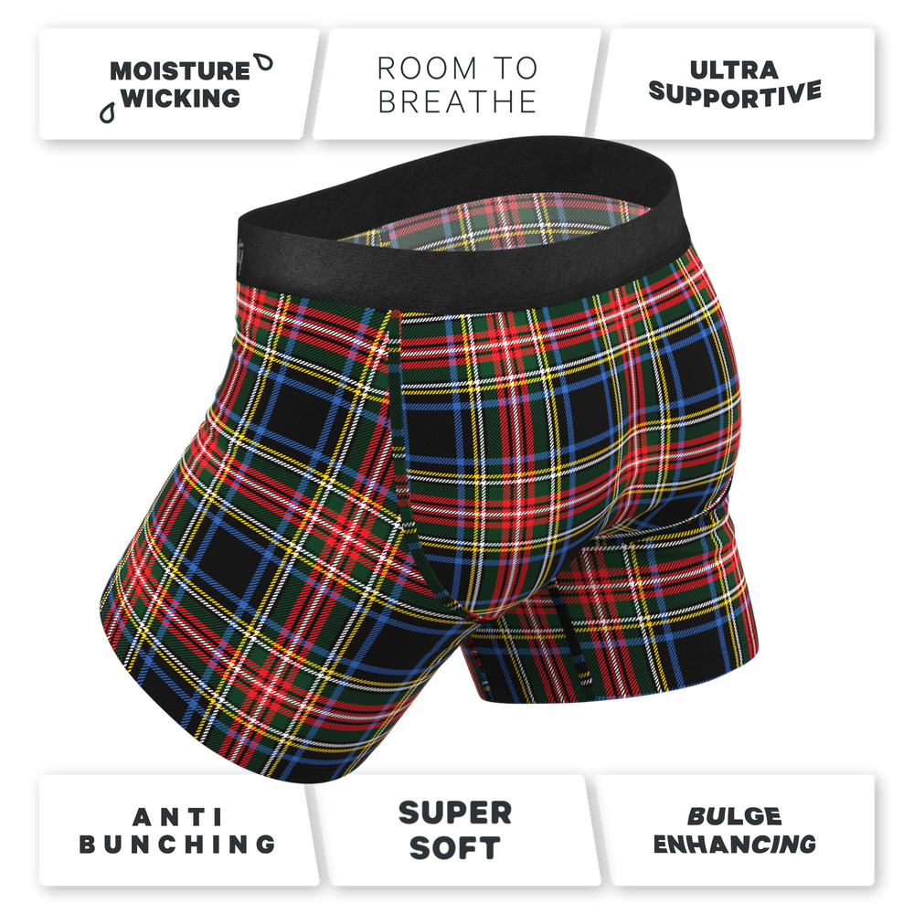 The Cappuccino | Holiday Tartan Plaid Ball Hammock® Pouch Underwear - Shinesty - Flyclothing LLC