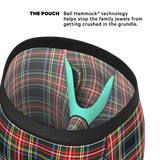 The Cappuccino | Holiday Tartan Plaid Long Leg Ball Hammock® Pouch Underwear With Fly - Shinesty - Flyclothing LLC
