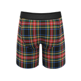 The Cappuccino | Holiday Tartan Plaid Long Leg Ball Hammock® Pouch Underwear With Fly - Shinesty - Flyclothing LLC
