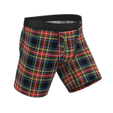The Cappuccino | Holiday Tartan Plaid Long Leg Ball Hammock® Pouch Underwear With Fly - Shinesty - Flyclothing LLC