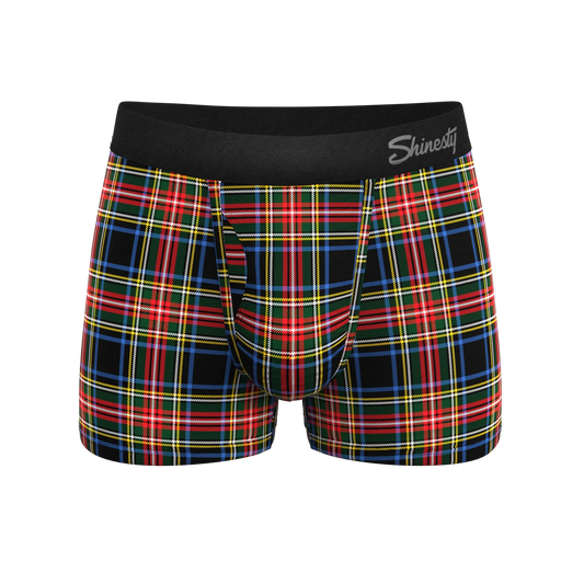 The Cappuccino | Holiday Tartan Plaid Ball Hammock® Pouch Trunks Underwear - Shinesty - Flyclothing LLC