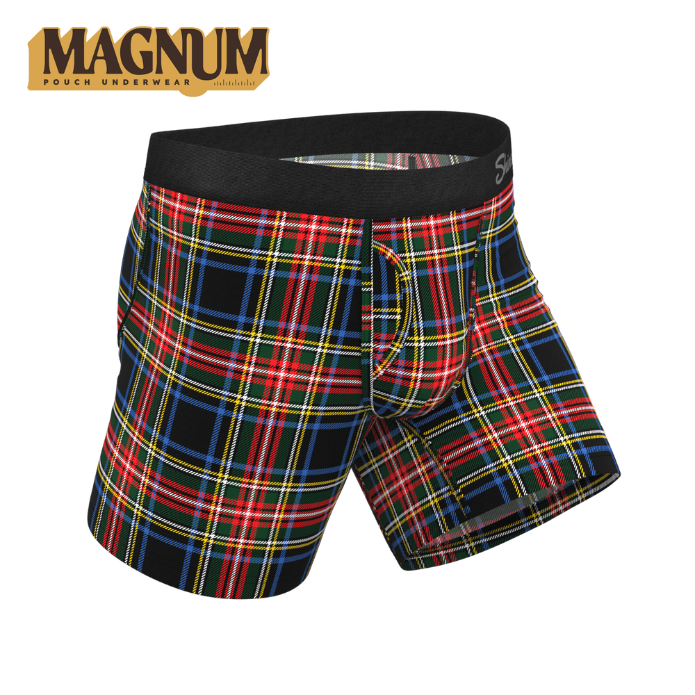 The Cappuccino | Holiday Tartan Plaid Ball Hammock® Magnum Big Pouch Underwear - Shinesty - Flyclothing LLC