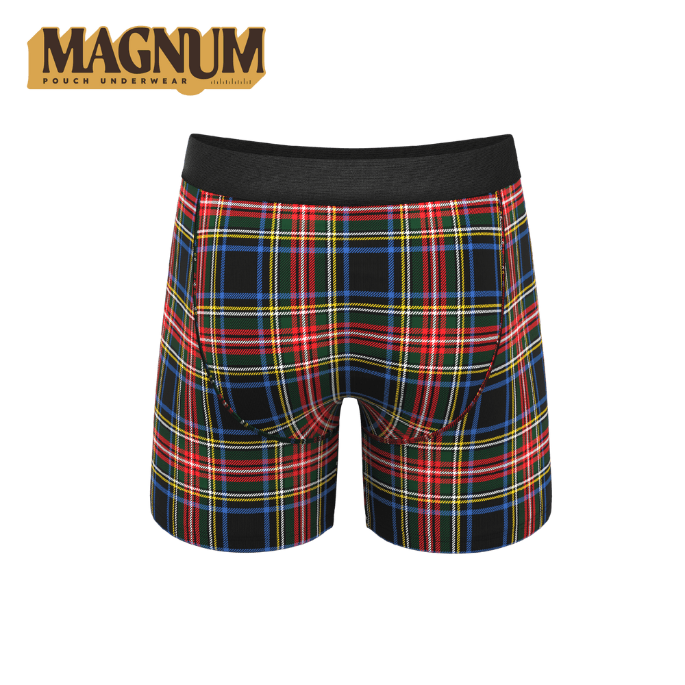 The Cappuccino | Holiday Tartan Plaid Ball Hammock® Magnum Big Pouch Underwear - Shinesty - Flyclothing LLC