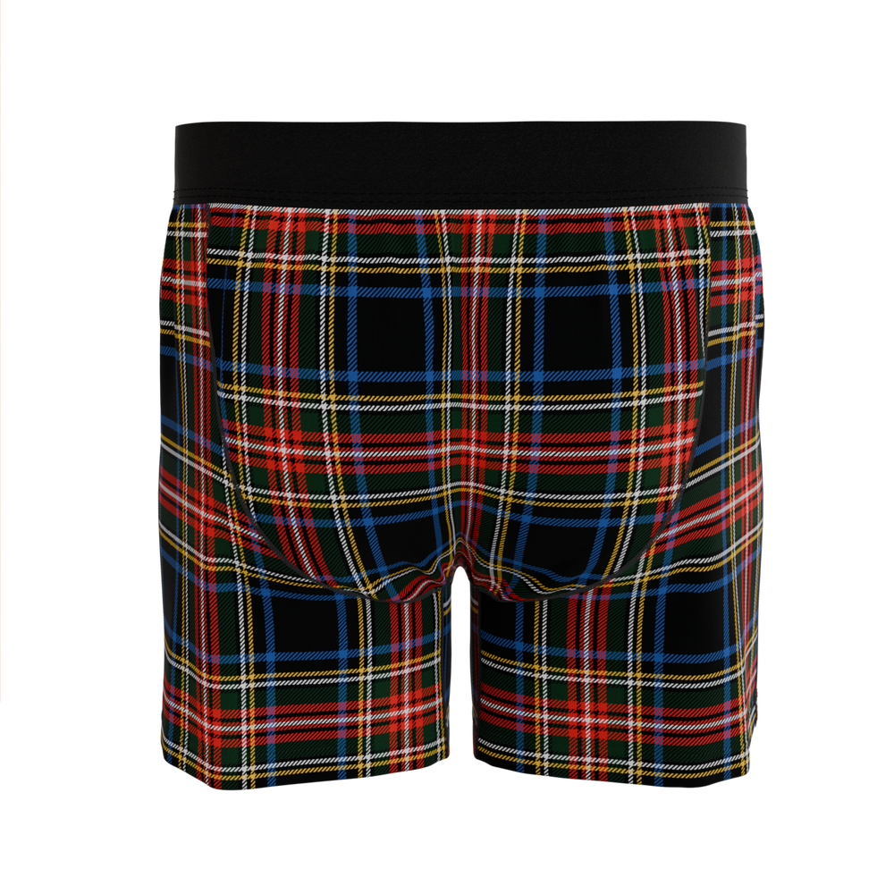 The Cappuccino | Holiday Tartan Plaid Boxers - Shinesty - Flyclothing LLC